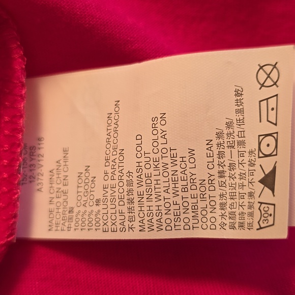 JORDAN BRAND GIRLS PINK SIGNATURE SHORT SLEEVE TEE-SHIRT SIZE LARGE - Picture 9 of 10